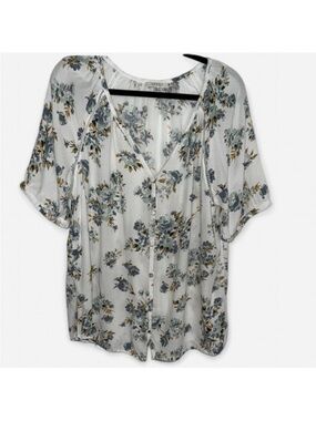 Angels Floral White Women's Top